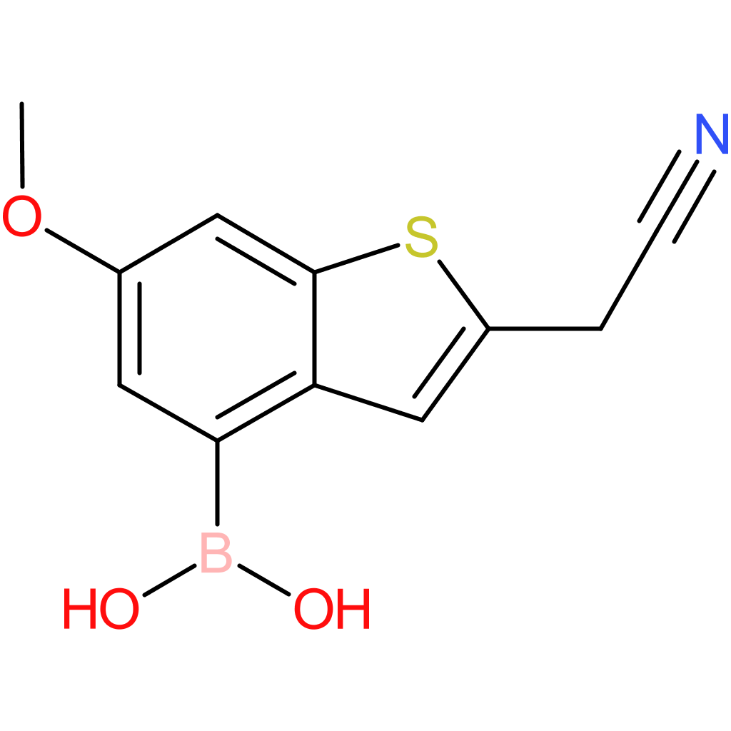 4-borono-6-methoxybenzothiophene-2-acetonitrile