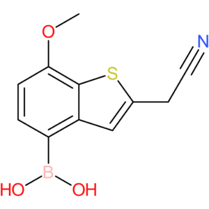 4-borono-7-methoxybenzothiophene-2-acetonitrile