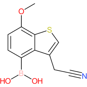 4-borono-7-methoxybenzothiophene-3-acetonitrile