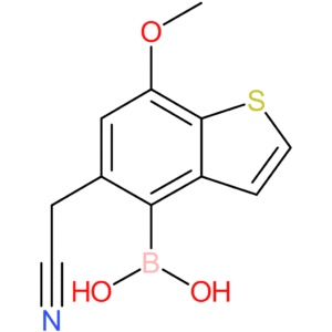 4-borono-7-methoxybenzothiophene-5-acetonitrile