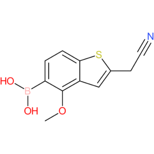 5-borono-4-methoxybenzothiophene-2-acetonitrile