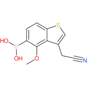5-borono-4-methoxybenzothiophene-3-acetonitrile