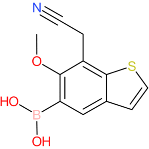 5-borono-6-methoxybenzothiophene-7-acetonitrile