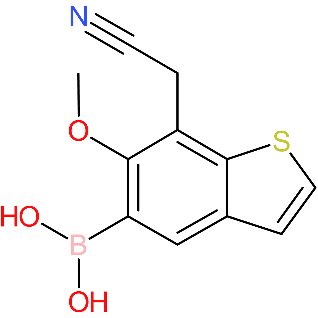 5-borono-6-methoxybenzothiophene-7-acetonitrile
