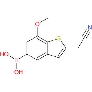 5-borono-7-methoxybenzothiophene-2-acetonitrile