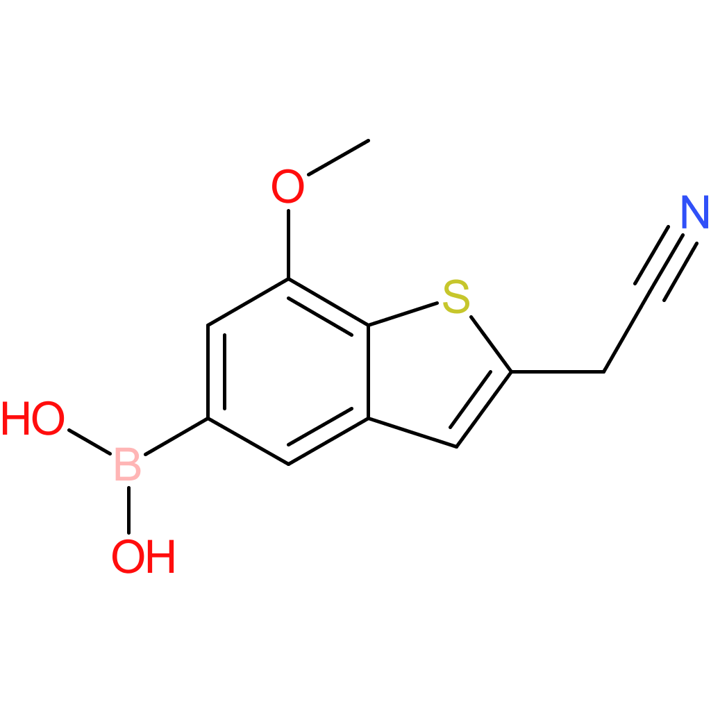 5-borono-7-methoxybenzothiophene-2-acetonitrile