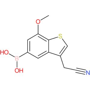 5-borono-7-methoxybenzothiophene-3-acetonitrile