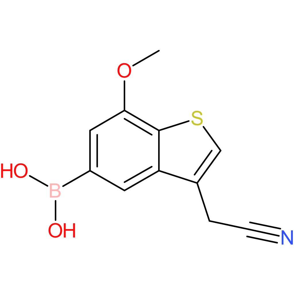 5-borono-7-methoxybenzothiophene-3-acetonitrile