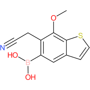 5-borono-7-methoxybenzothiophene-6-acetonitrile