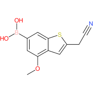 6-borono-4-methoxybenzothiophene-2-acetonitrile