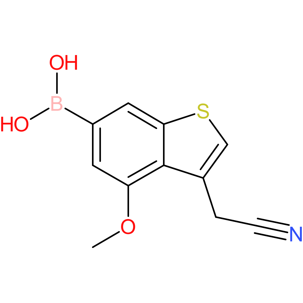 6-borono-4-methoxybenzothiophene-3-acetonitrile