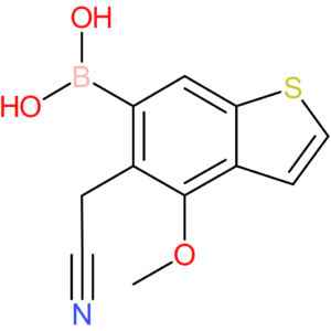 6-borono-4-methoxybenzothiophene-5-acetonitrile