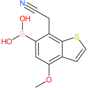 6-borono-4-methoxybenzothiophene-7-acetonitrile