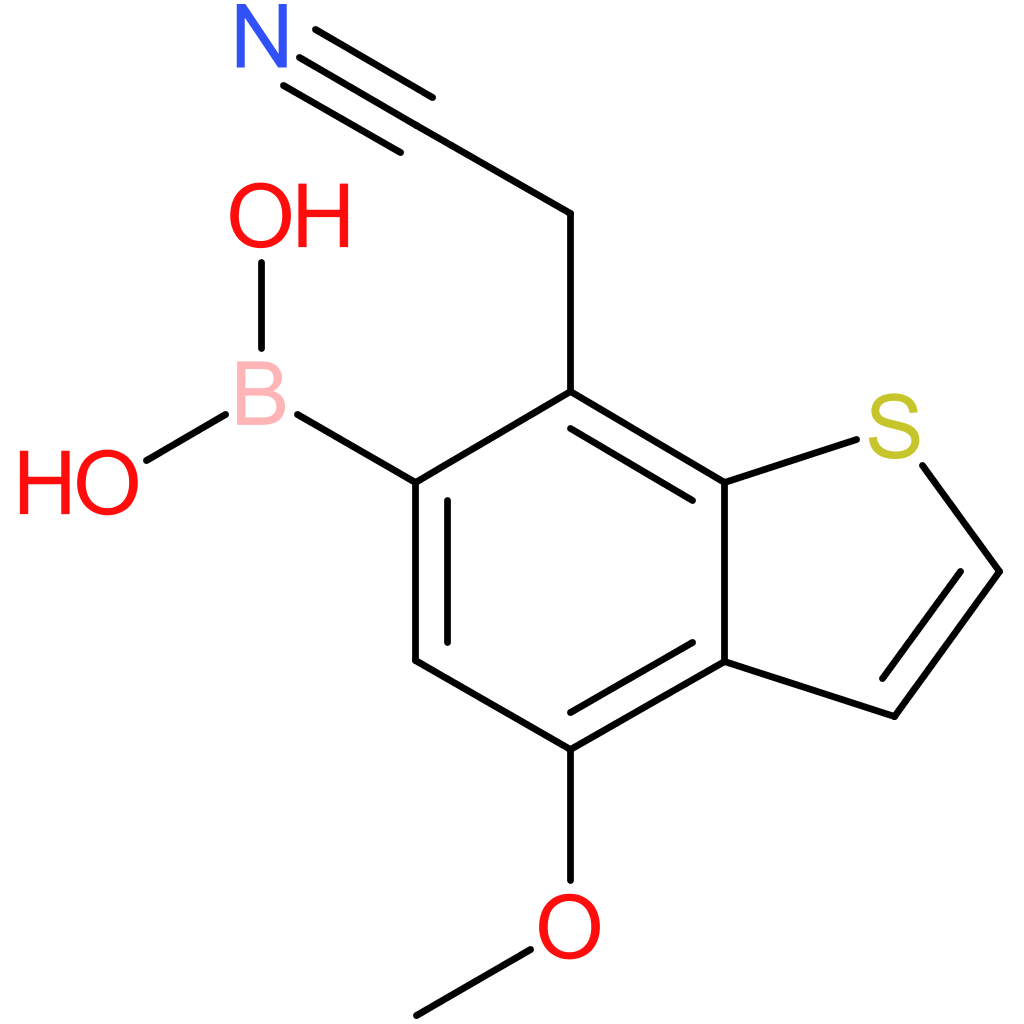 6-borono-4-methoxybenzothiophene-7-acetonitrile