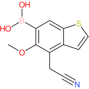 6-borono-5-methoxybenzothiophene-4-acetonitrile