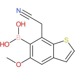 6-borono-5-methoxybenzothiophene-7-acetonitrile