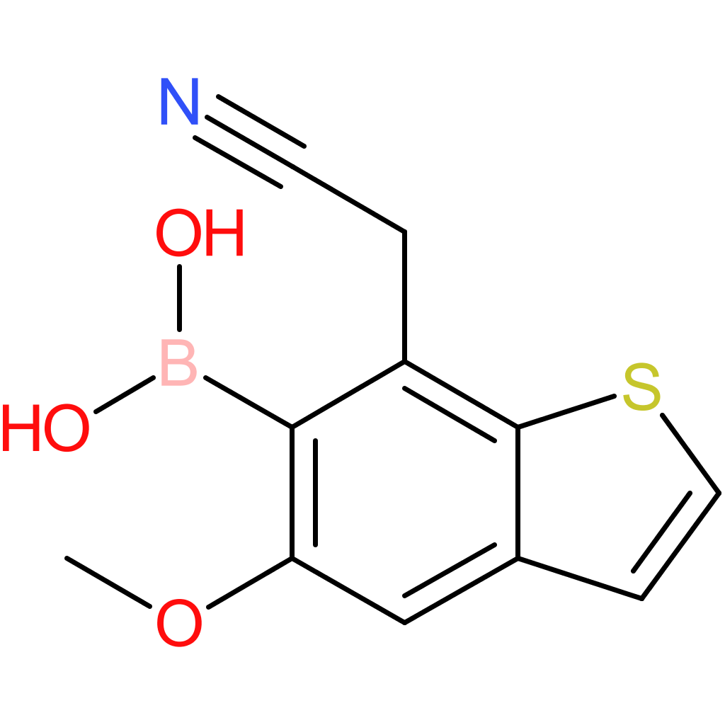 6-borono-5-methoxybenzothiophene-7-acetonitrile