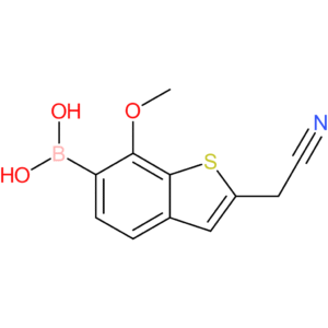 6-borono-7-methoxybenzothiophene-2-acetonitrile