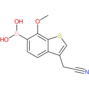 6-borono-7-methoxybenzothiophene-3-acetonitrile