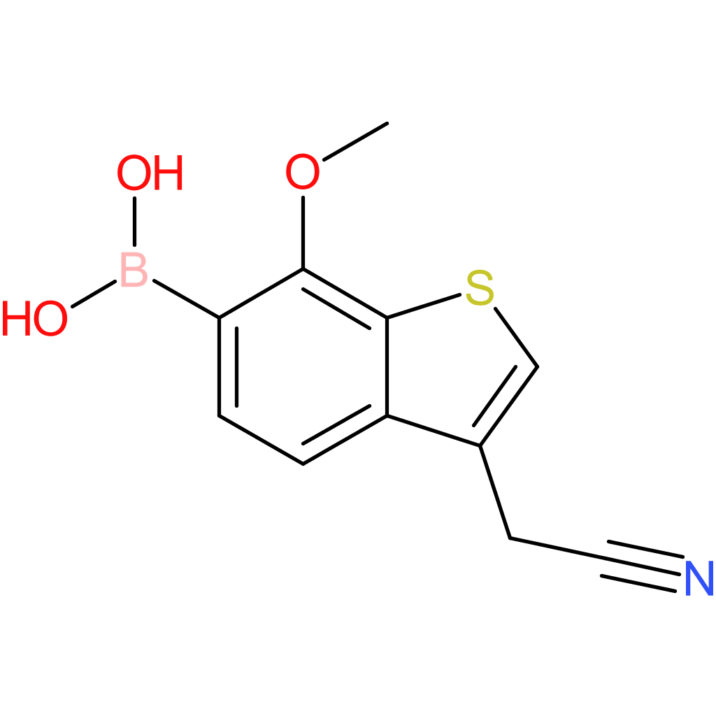 6-borono-7-methoxybenzothiophene-3-acetonitrile