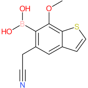 6-borono-7-methoxybenzothiophene-5-acetonitrile