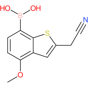 7-borono-4-methoxybenzothiophene-2-acetonitrile