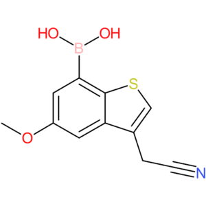 7-borono-5-methoxybenzothiophene-3-acetonitrile