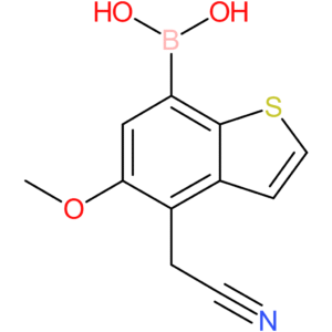 7-borono-5-methoxybenzothiophene-4-acetonitrile