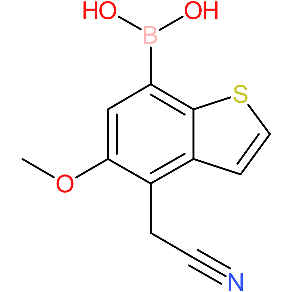 7-borono-5-methoxybenzothiophene-4-acetonitrile
