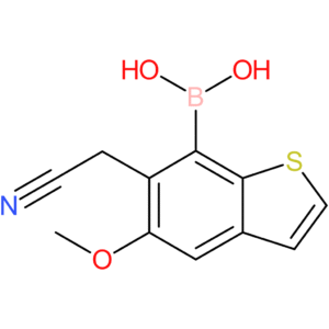 7-borono-5-methoxybenzothiophene-6-acetonitrile