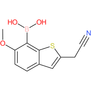 7-borono-6-methoxybenzothiophene-2-acetonitrile