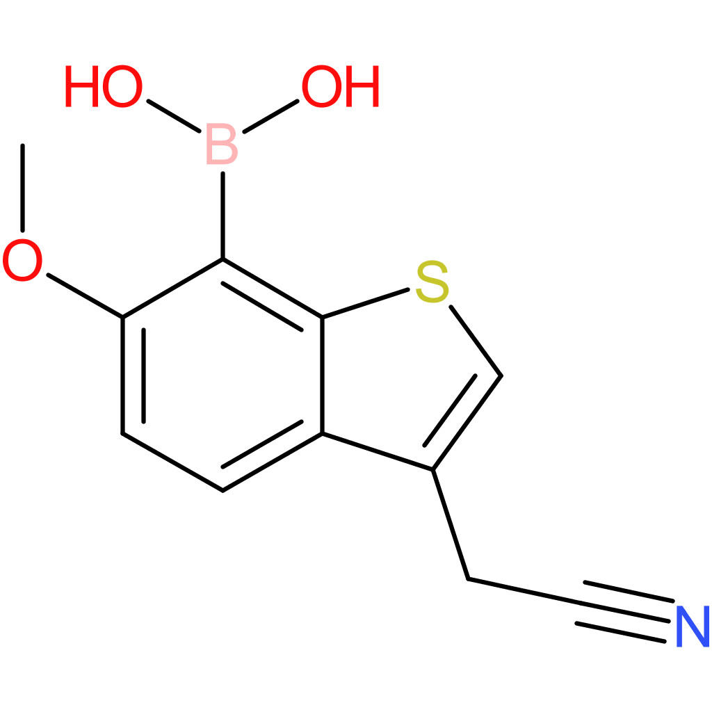 7-borono-6-methoxybenzothiophene-3-acetonitrile