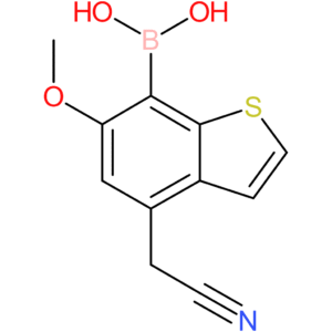 7-borono-6-methoxybenzothiophene-4-acetonitrile