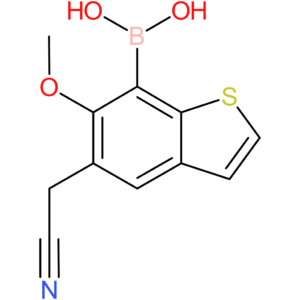 7-borono-6-methoxybenzothiophene-5-acetonitrile