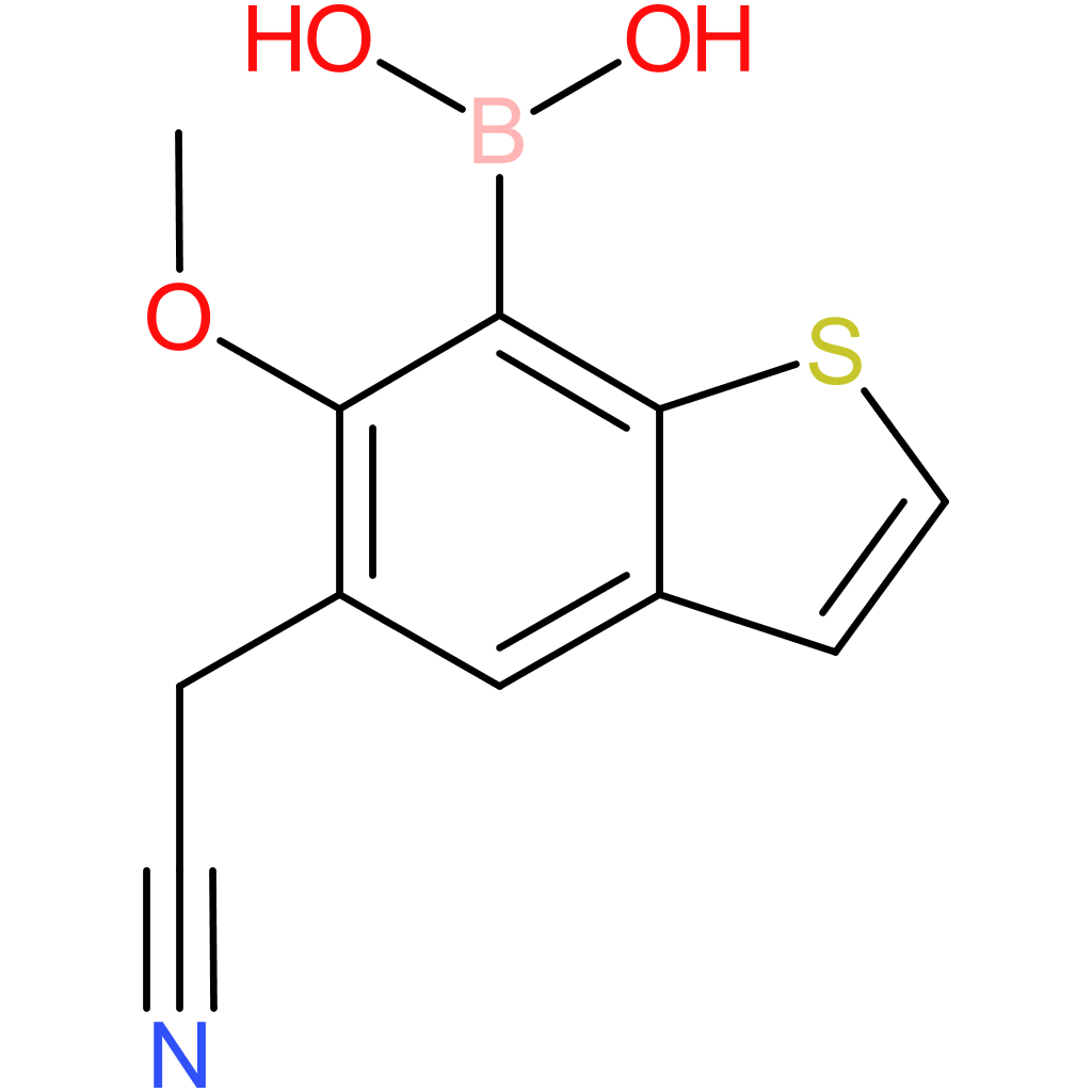 7-borono-6-methoxybenzothiophene-5-acetonitrile