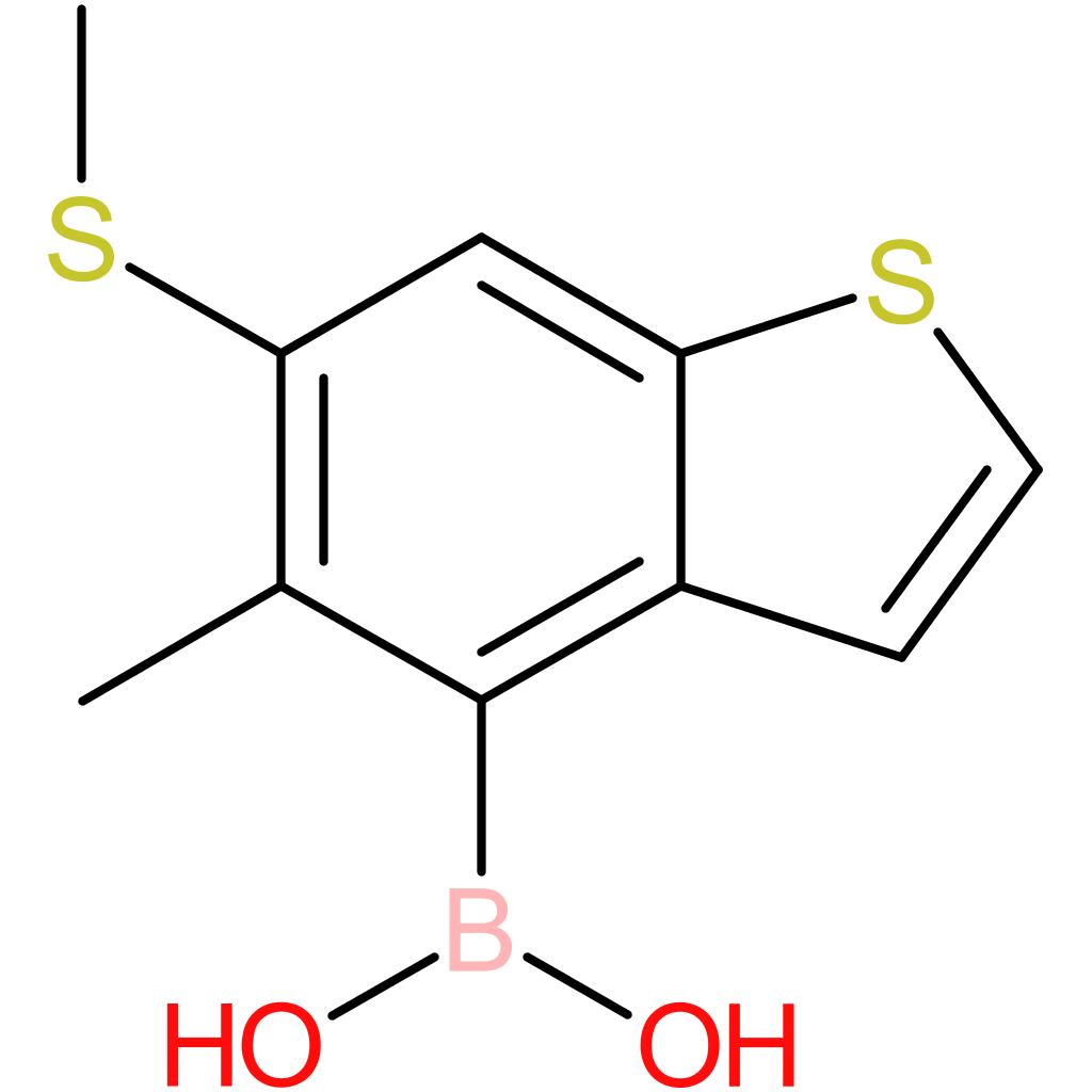 5-methyl-6-(methylthio)benzothiophene-4-boronic acid