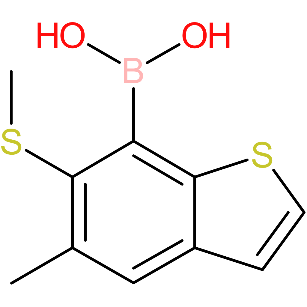 5-methyl-6-(methylthio)benzothiophene-7-boronic acid