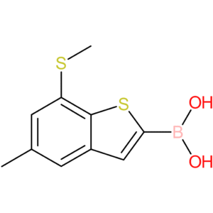 5-methyl-7-(methylthio)benzothiophene-2-boronic acid