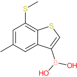 5-methyl-7-(methylthio)benzothiophene-3-boronic acid