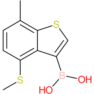 7-methyl-4-(methylthio)benzothiophene-3-boronic acid