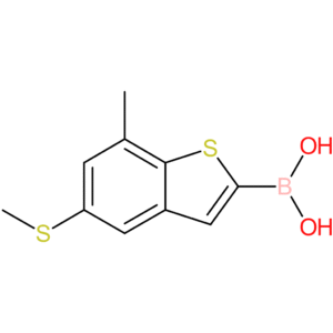 7-methyl-5-(methylthio)benzothiophene-2-boronic acid