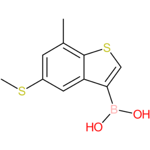 7-methyl-5-(methylthio)benzothiophene-3-boronic acid