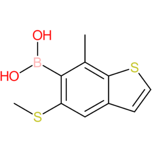 7-methyl-5-(methylthio)benzothiophene-6-boronic acid
