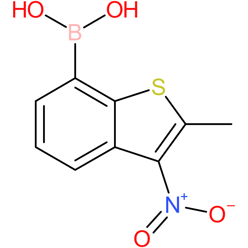 2-methyl-3-nitrobenzothiophene-7-boronic acid