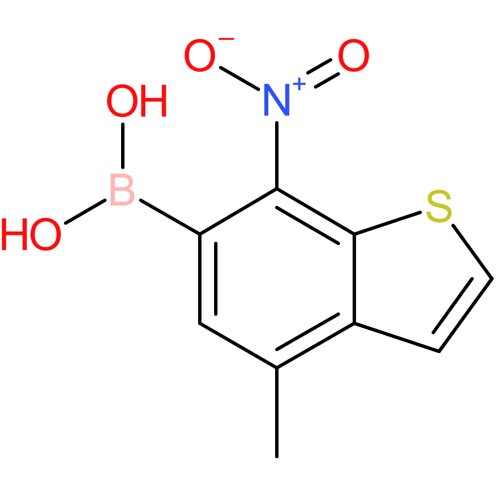 4-methyl-7-nitrobenzothiophene-6-boronic acid