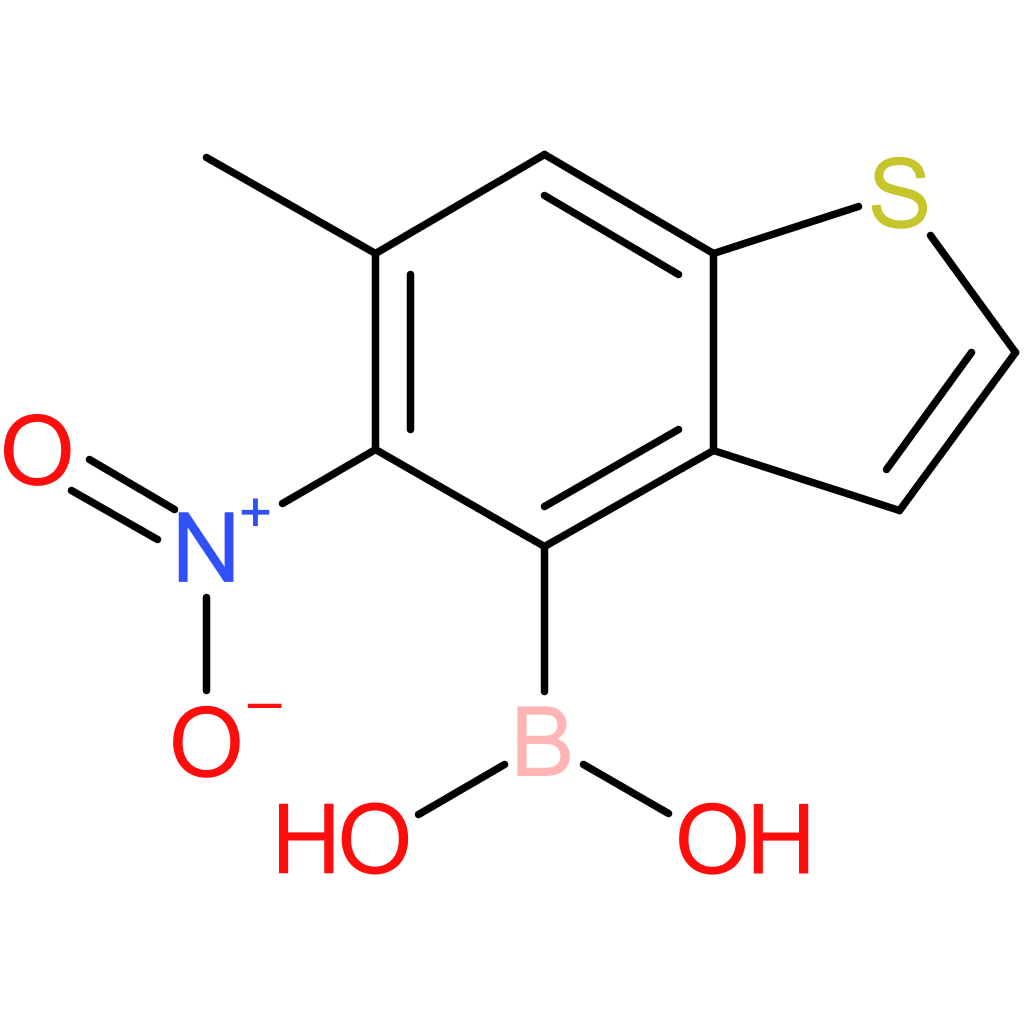 6-methyl-5-nitrobenzothiophene-4-boronic acid