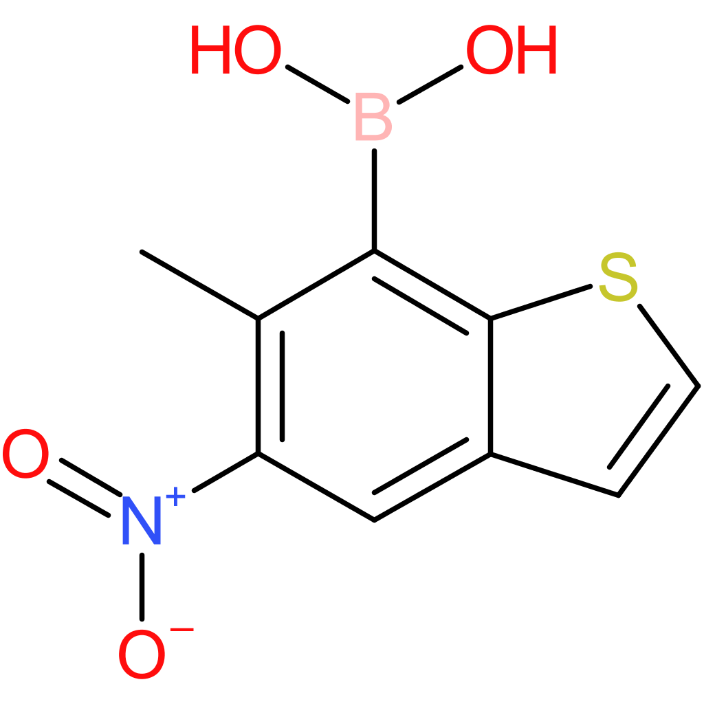 6-methyl-5-nitrobenzothiophene-7-boronic acid