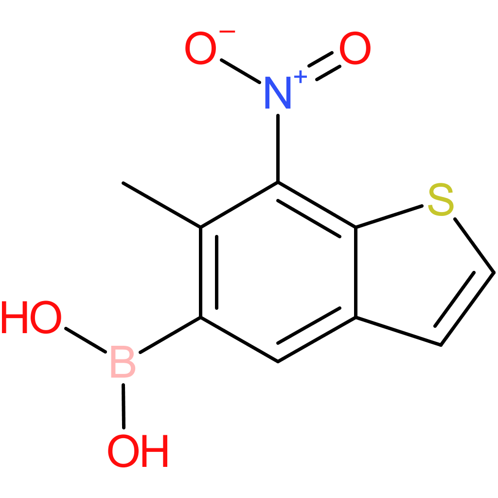 6-methyl-7-nitrobenzothiophene-5-boronic acid