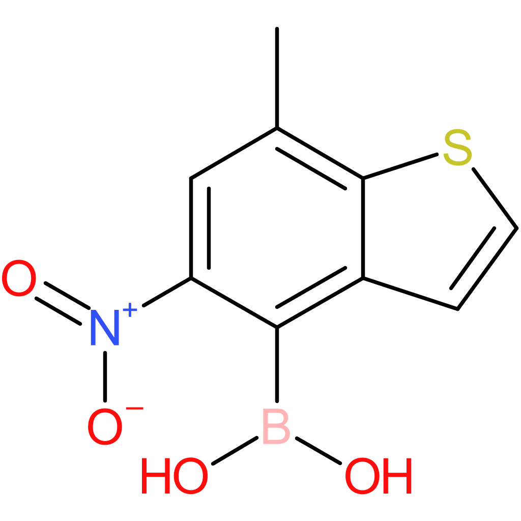 7-methyl-5-nitrobenzothiophene-4-boronic acid