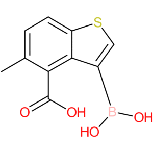 4-carboxy-5-methylbenzothiophene-3-boronic acid
